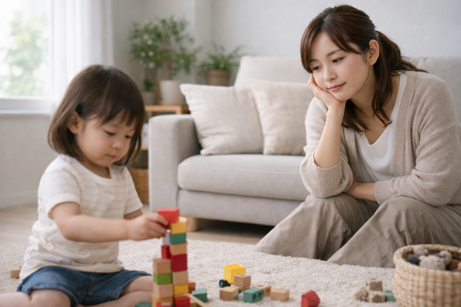 おうち遊びに疲れた時の気持ち