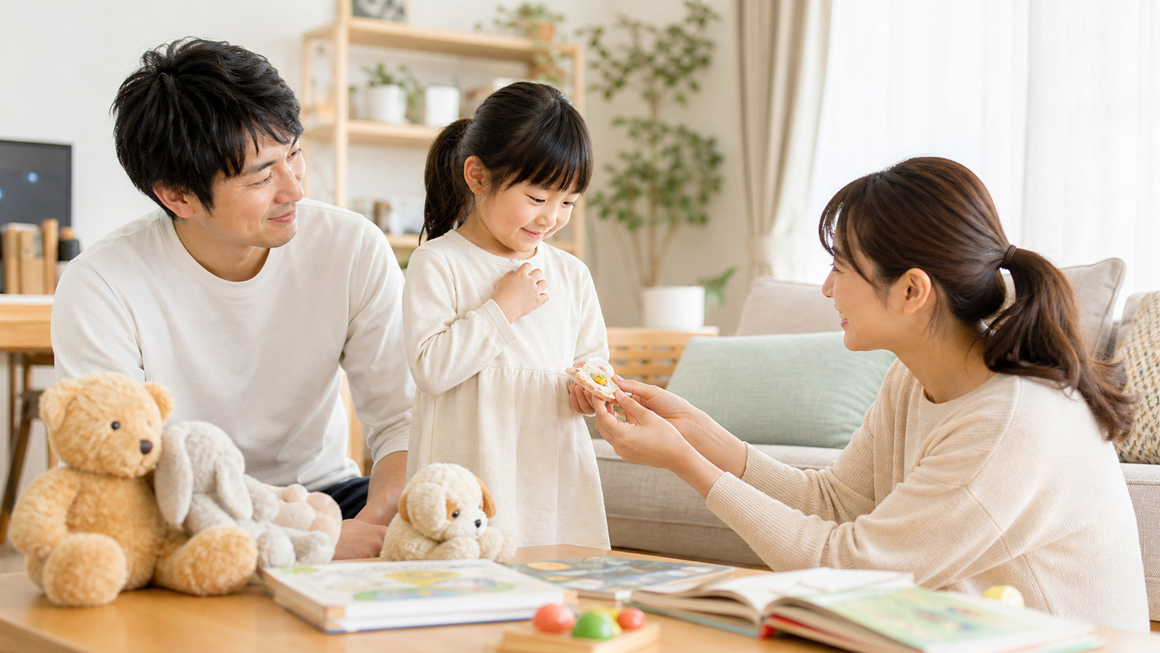 家庭でありがとうとごめんねを自然に学ぶ子どもと親